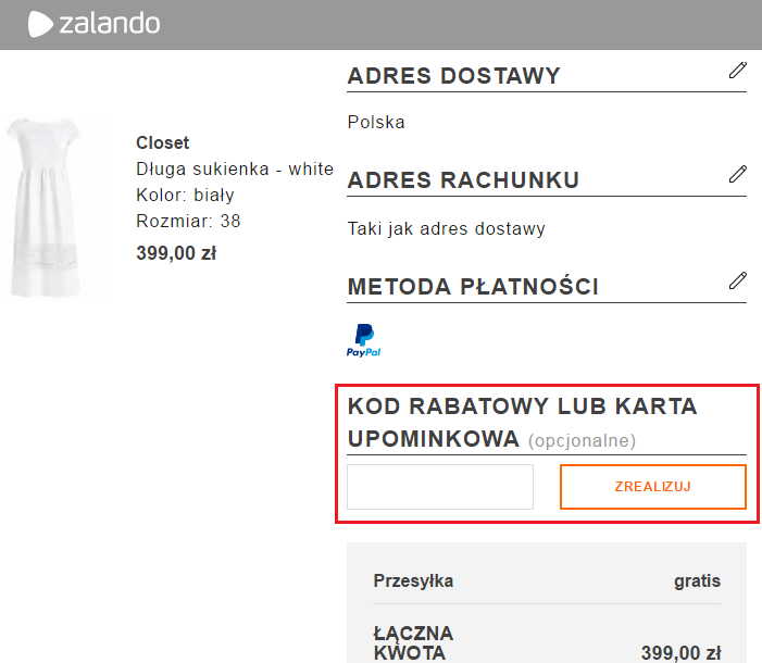 Zalando kod rabatowy - jak wykorzystać na Kupon.pl?